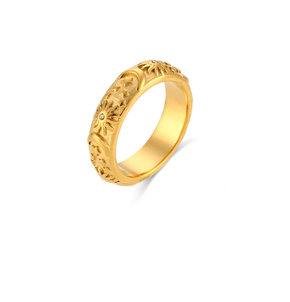 Anel Sun Moon Star Khosh Brands