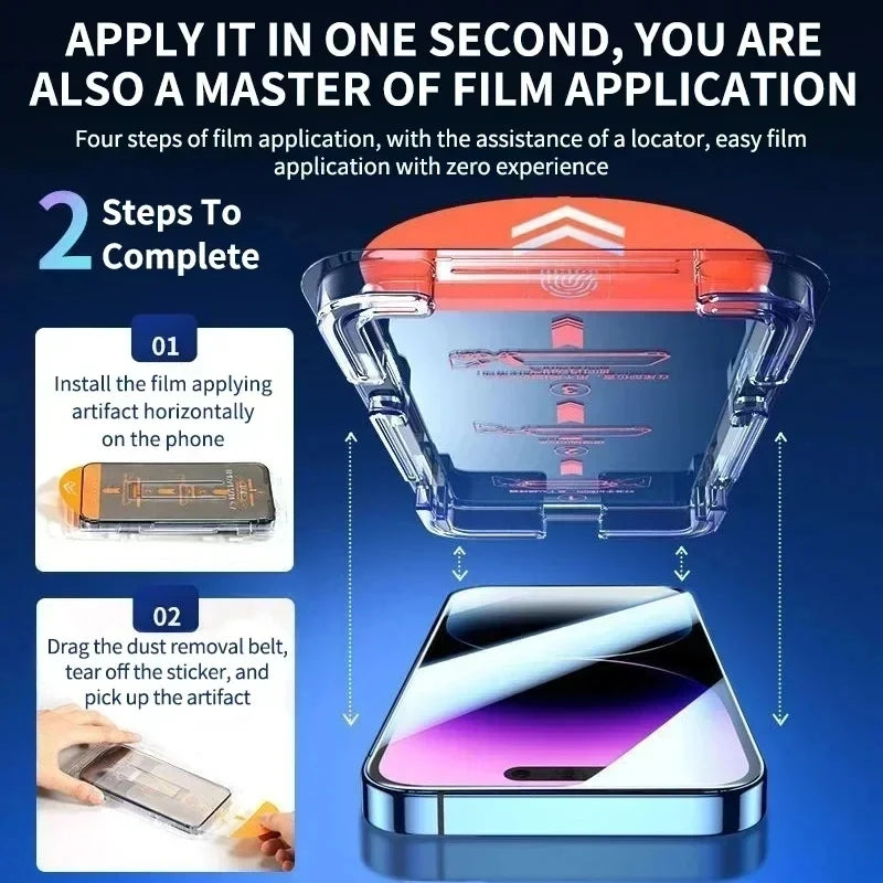 Tela Easy Protector for iPhone 15 Pro Max 16 13 11 14 XR XS X 12 6 7 8 Plus Glass