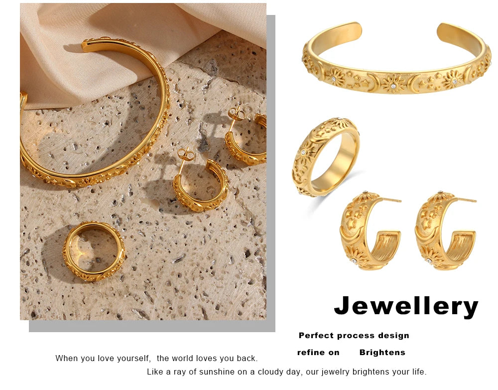 Anel Sun Moon Star Khosh Brands