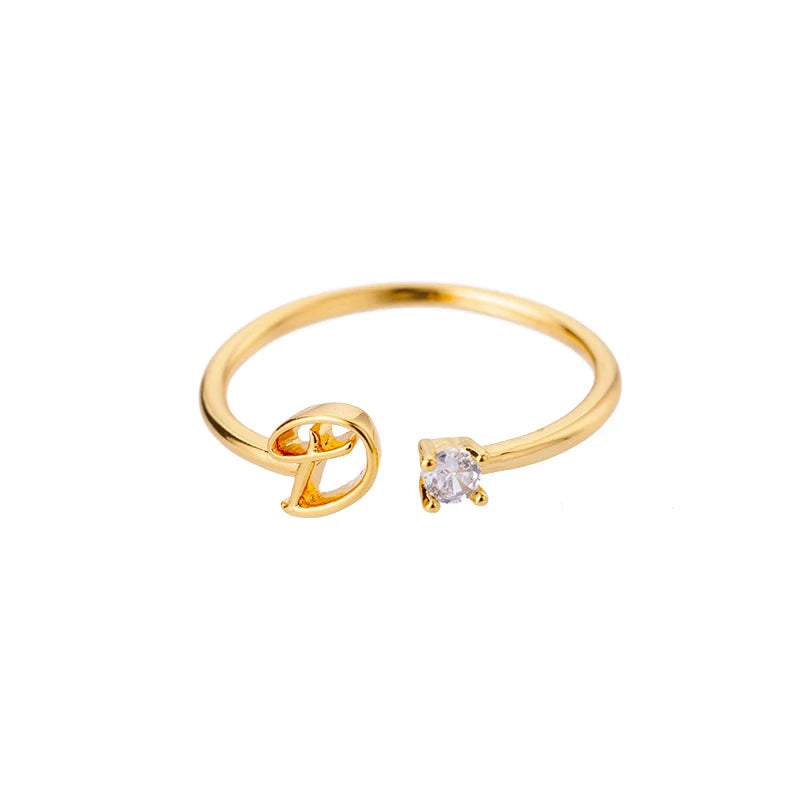 Anel Inicial Brilhante Khosh Brands