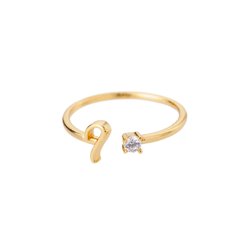 Anel Inicial Brilhante Khosh Brands