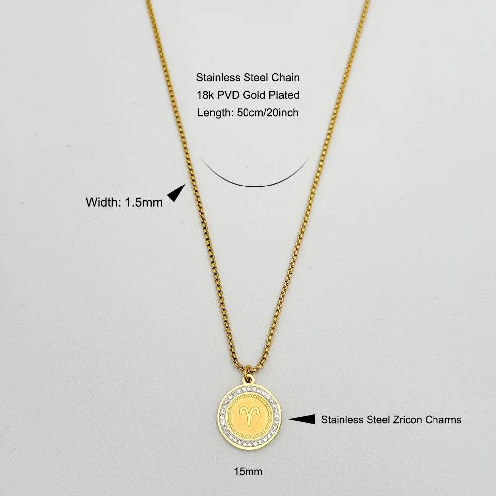 Colar Zodiac Constellation Khosh Brands