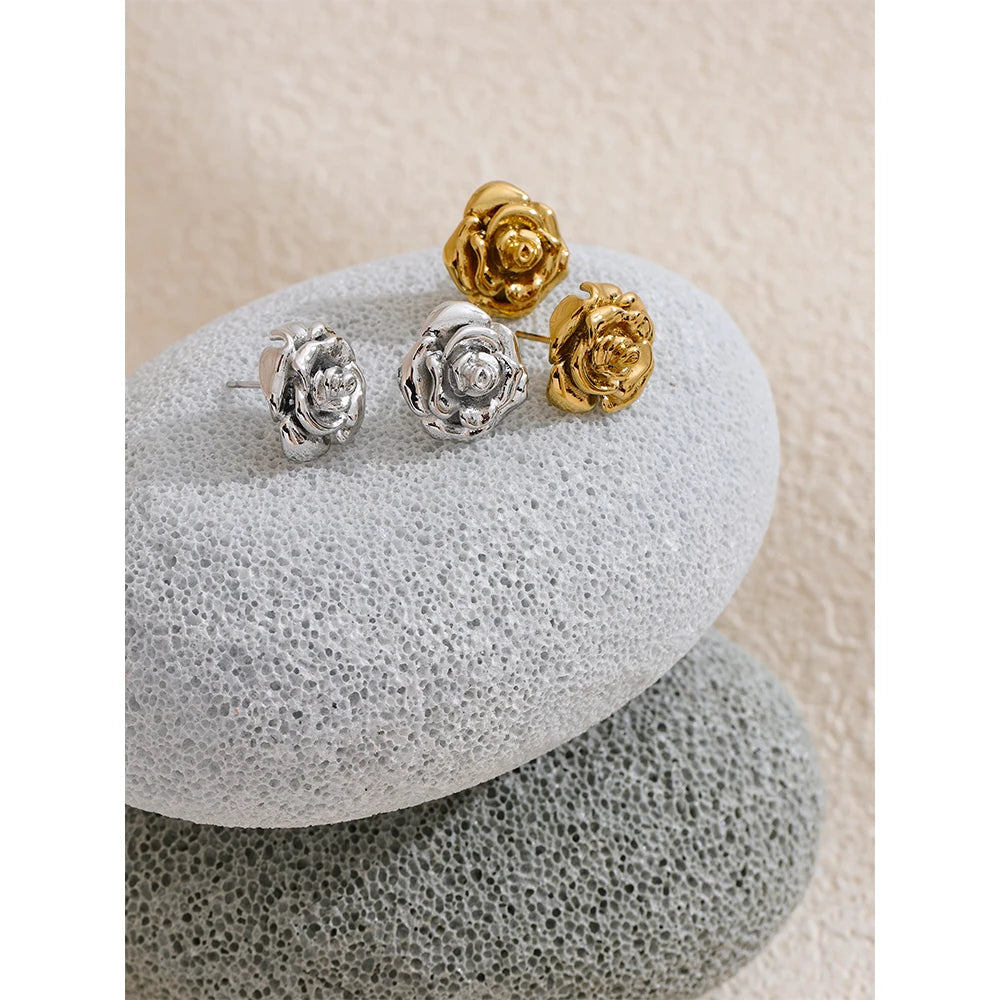 Brinco Rose Flower Khosh Brands