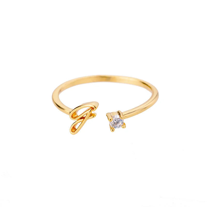 Anel Inicial Brilhante Khosh Brands