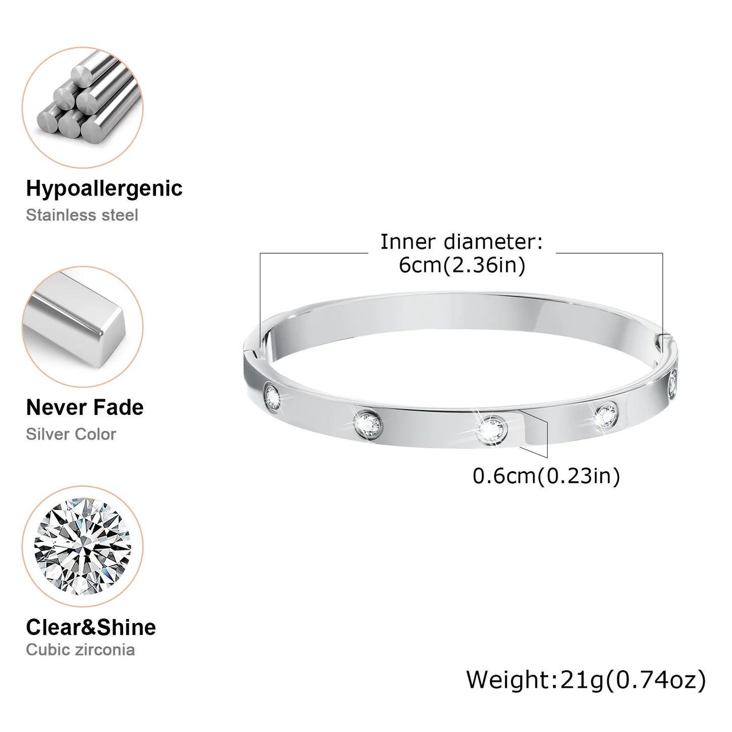 Pulseira Luxury Solid Khosh Brands