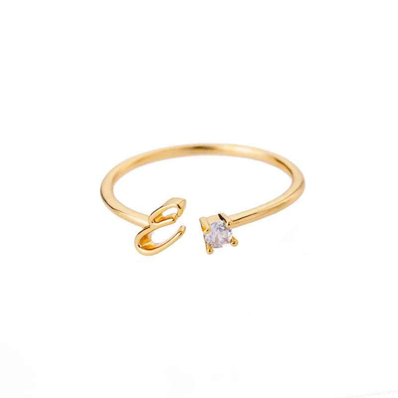 Anel Inicial Brilhante Khosh Brands