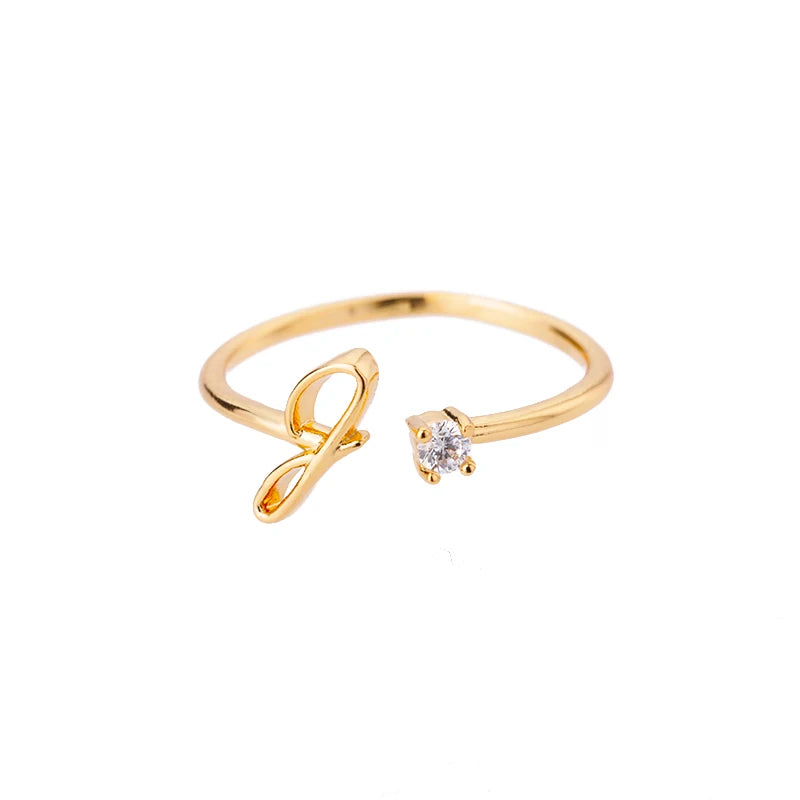 Anel Inicial Brilhante Khosh Brands