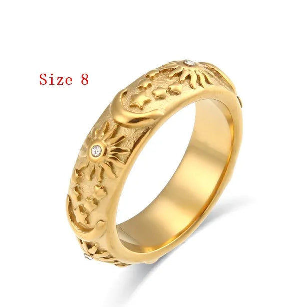 Anel Sun Moon Star Khosh Brands