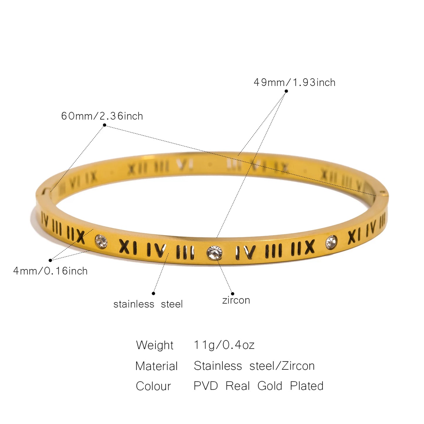 Pulseira Zircônia Romano Khosh Brands