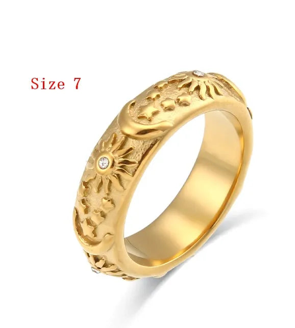 Anel Sun Moon Star Khosh Brands