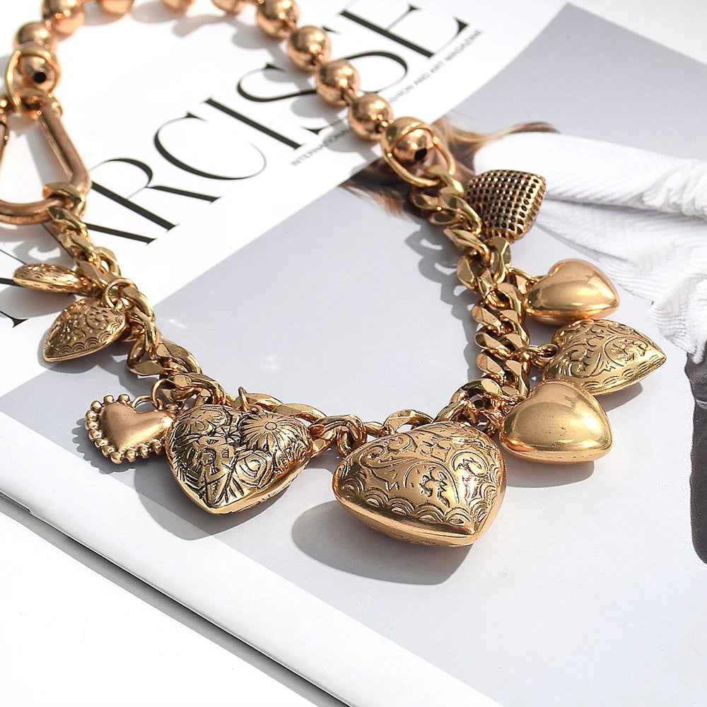 Colar Gold Heart Khosh Brands
