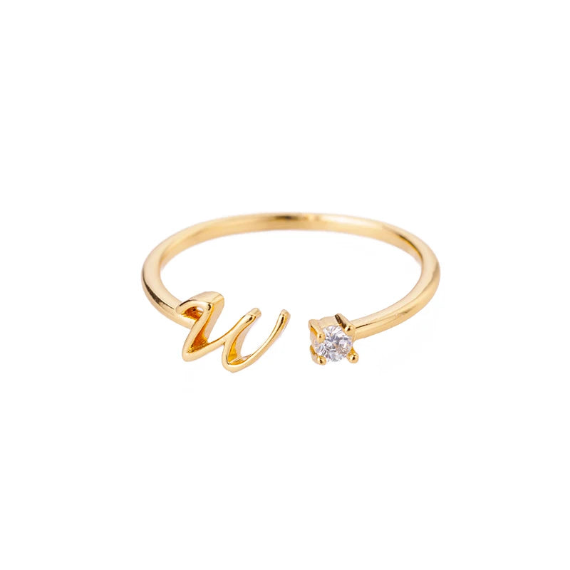 Anel Inicial Brilhante Khosh Brands