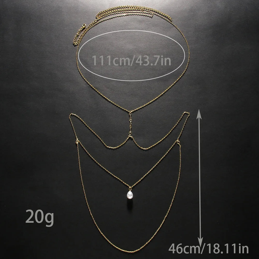 Colar Corporal Gota D Agua Khosh Brands