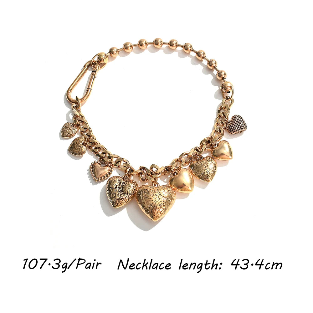 Colar Gold Heart Khosh Brands