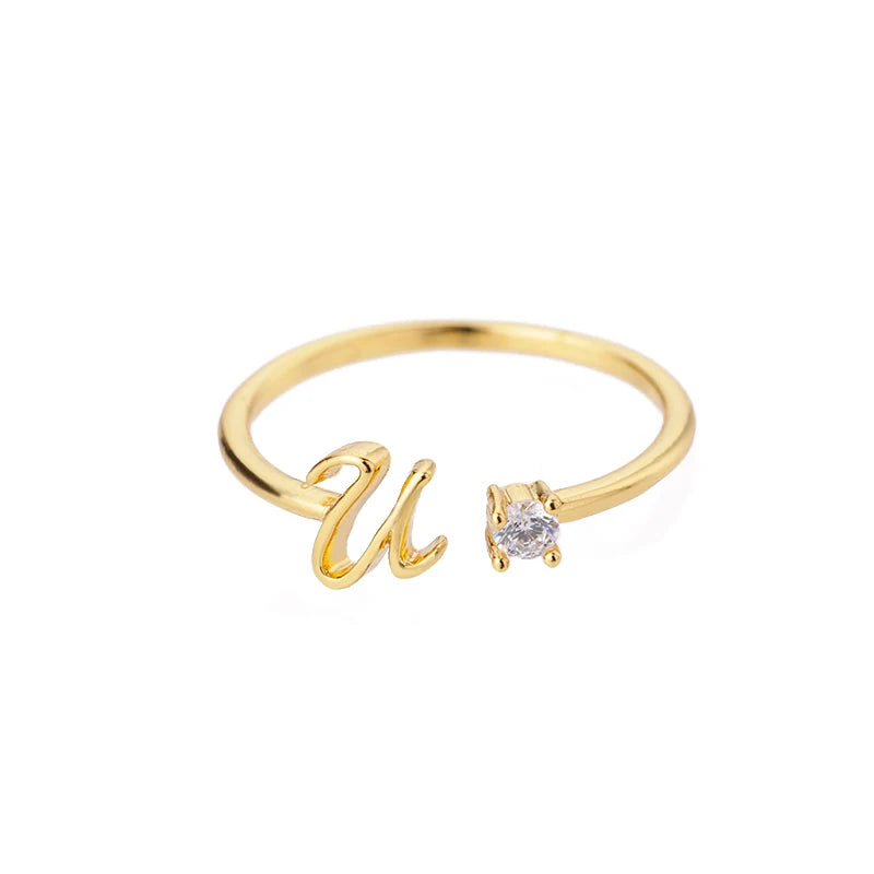 Anel Inicial Brilhante Khosh Brands