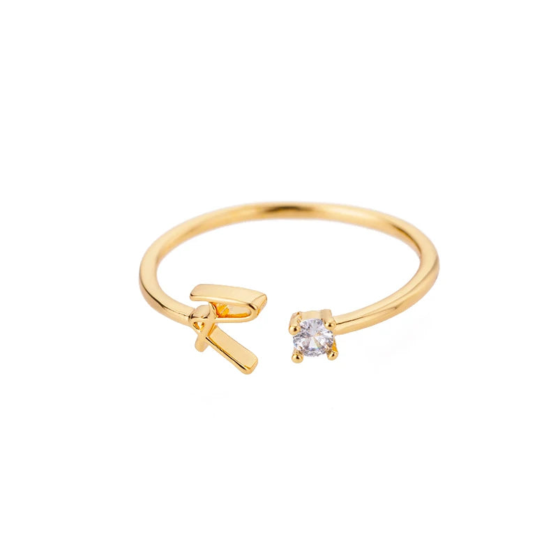 Anel Inicial Brilhante Khosh Brands