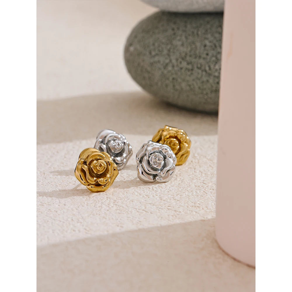 Brinco Rose Flower Khosh Brands