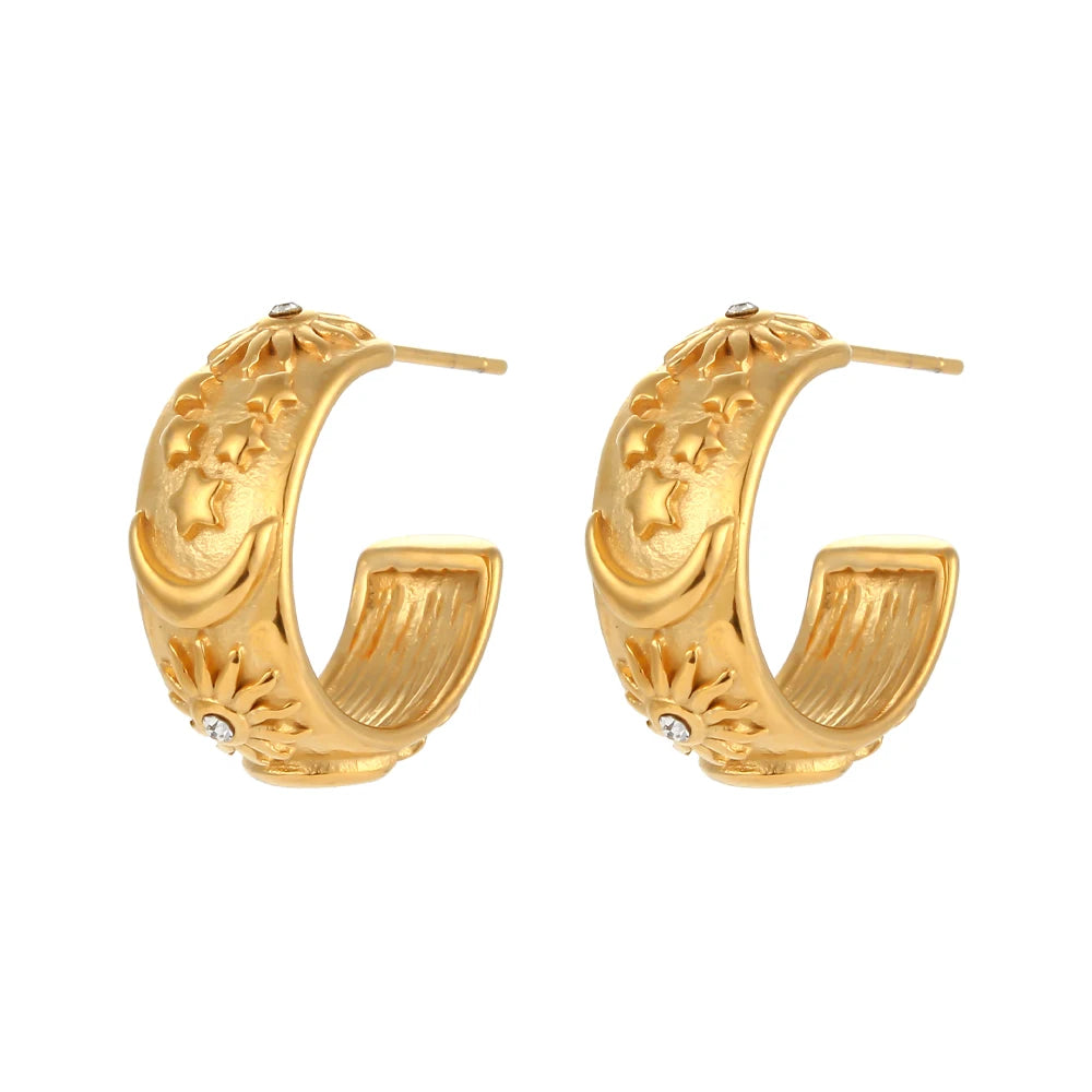 Brinco Moon Star Sun Khosh Brands