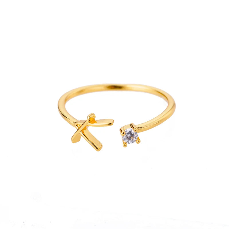 Anel Inicial Brilhante Khosh Brands