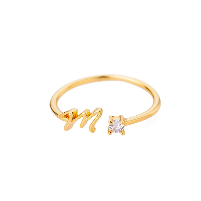 Anel Inicial Brilhante Khosh Brands