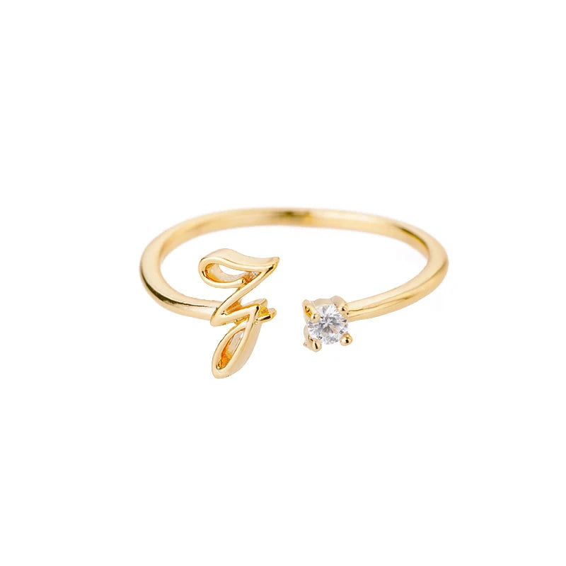 Anel Inicial Brilhante Khosh Brands