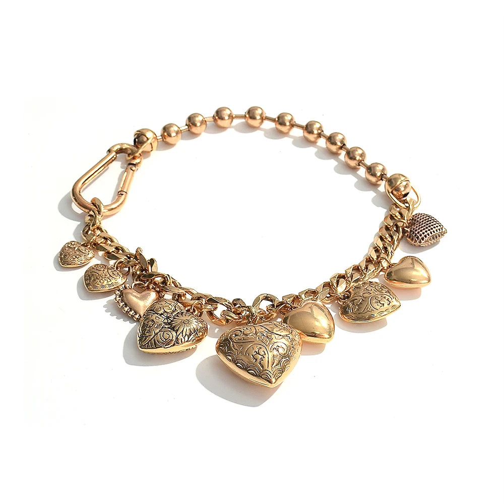 Colar Gold Heart Khosh Brands