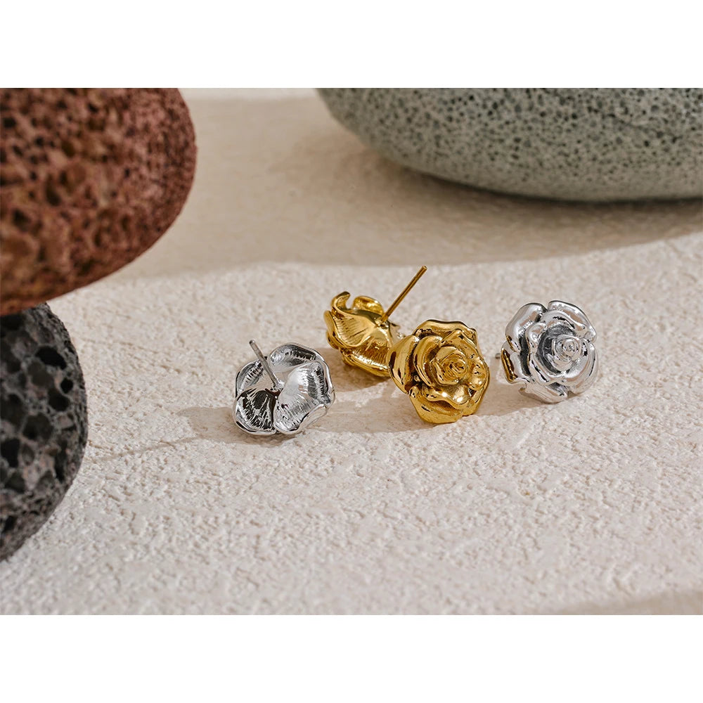 Brinco Rose Flower Khosh Brands