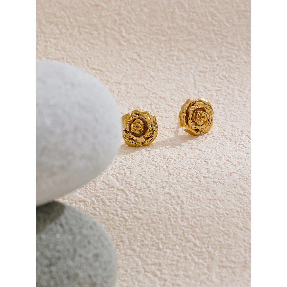 Brinco Rose Flower Khosh Brands