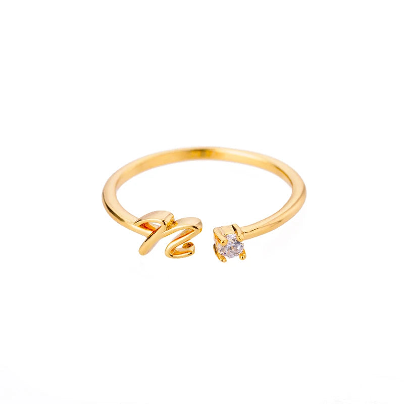 Anel Inicial Brilhante Khosh Brands