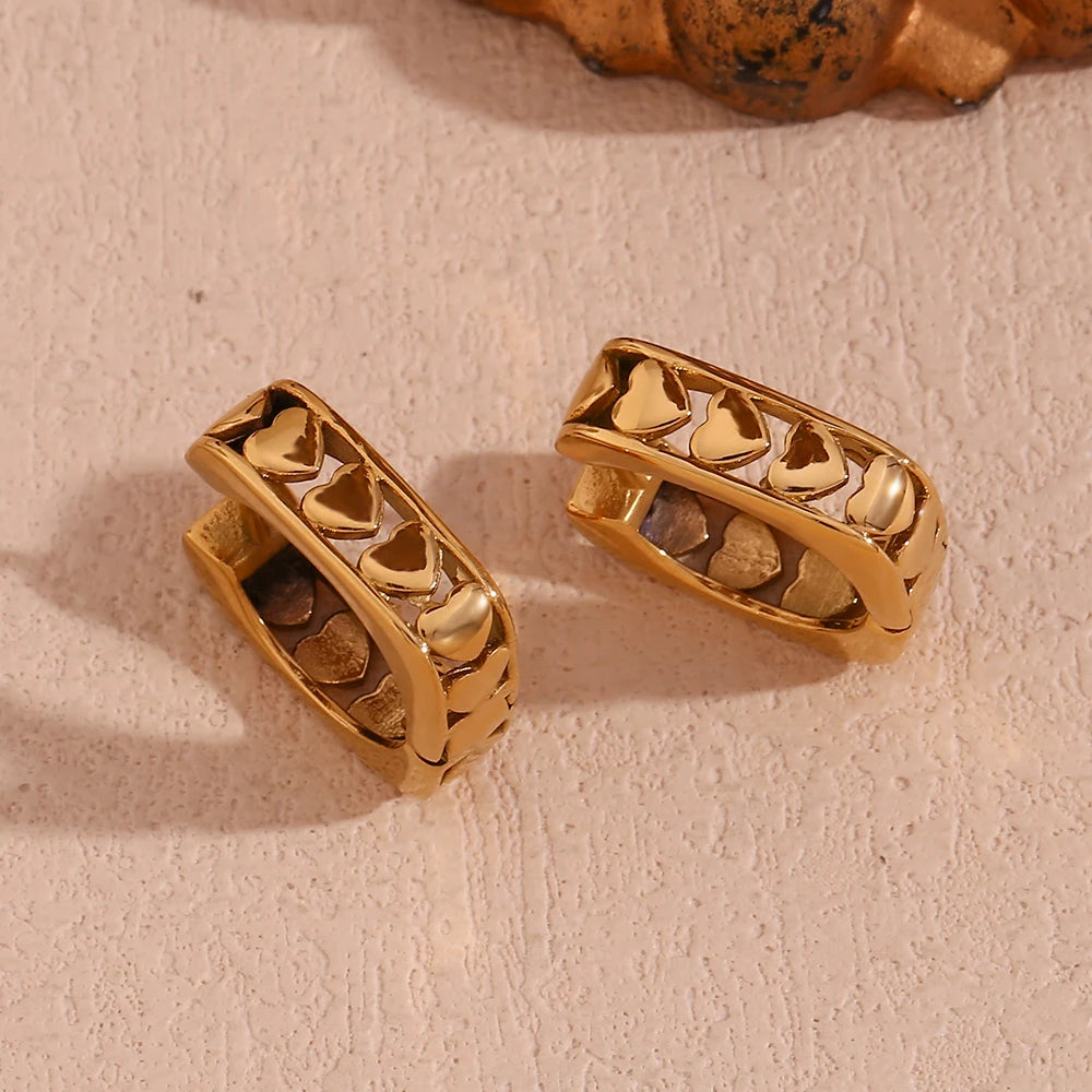 Brinco Coração Clássico Khosh Brands