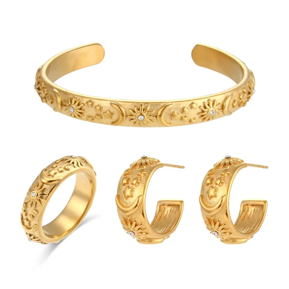 Brinco Moon Star Sun Khosh Brands