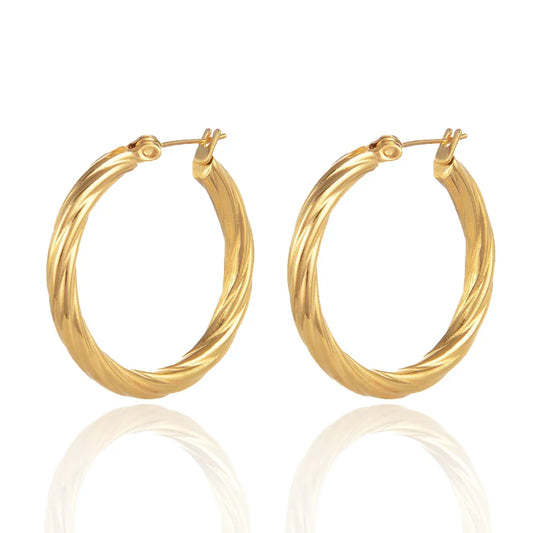 Brincos de Argola Twist Khosh Brands