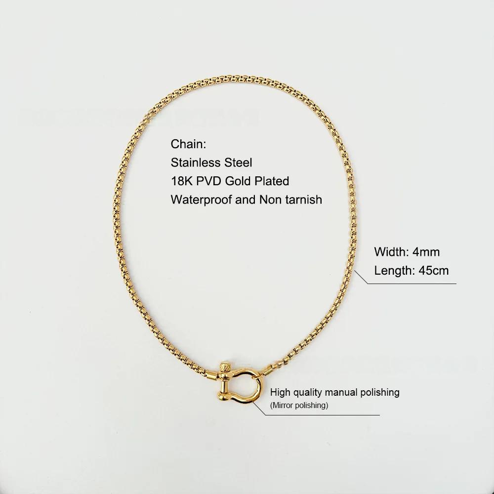 Conjunto Colar Horseshoe Khosh Brands