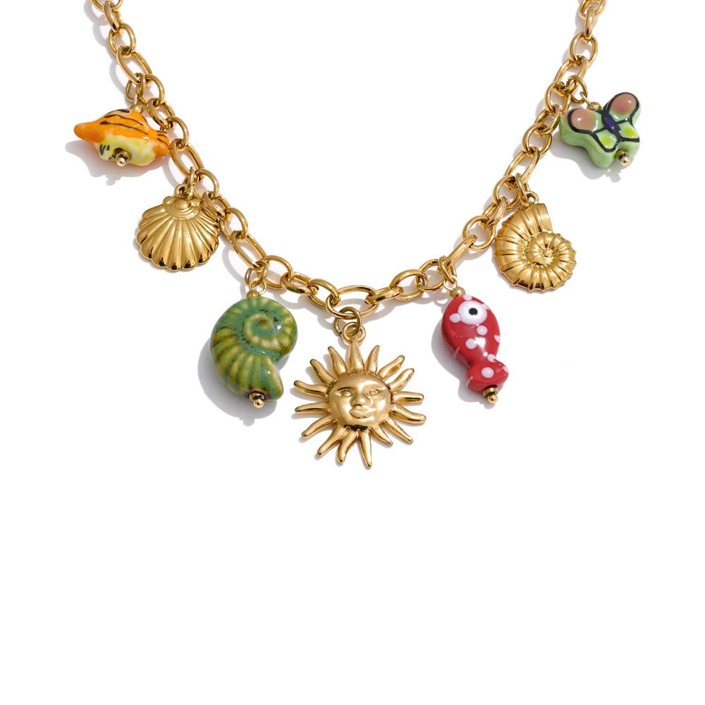 Colar Ocean Style Ceramic Khosh Brands