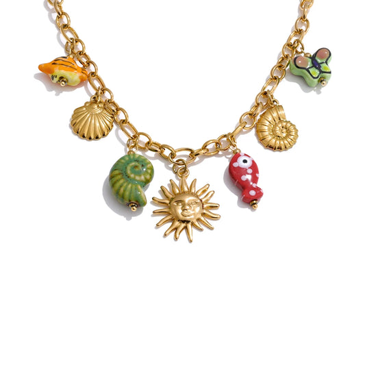 Colar Ocean Style Ceramic Khosh Brands