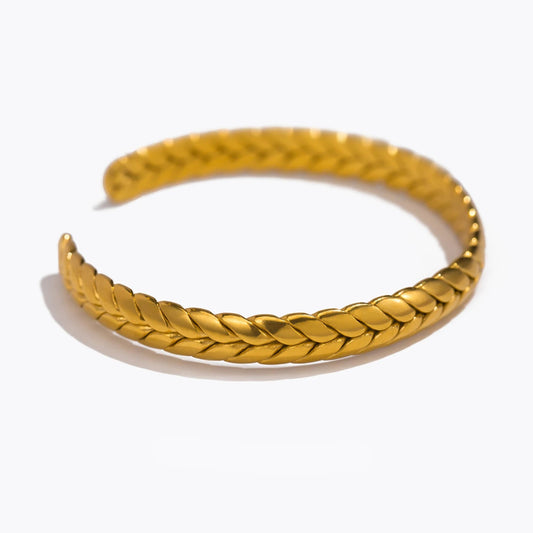 Pulseira Clássica Folhas de Trigo Khosh Brands