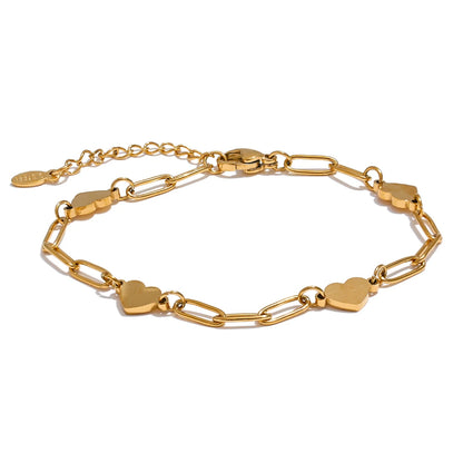 Pulseira Elos Coração Khosh Brands