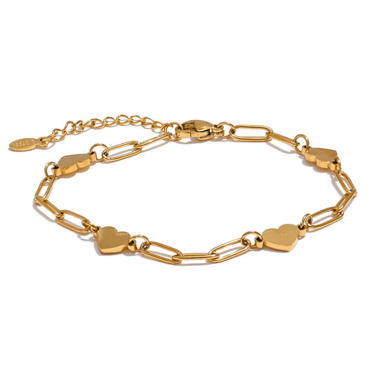 Pulseira Elos Coração Khosh Brands