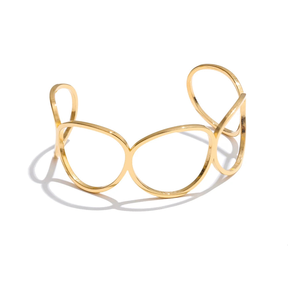 Pulseira Geométrica Aço Inoxidável Khosh Brands