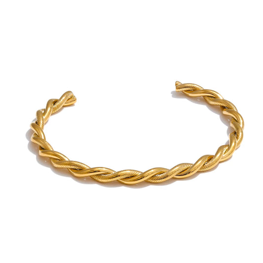 Pulseira Torcida Aço Inoxidável Khosh Brands