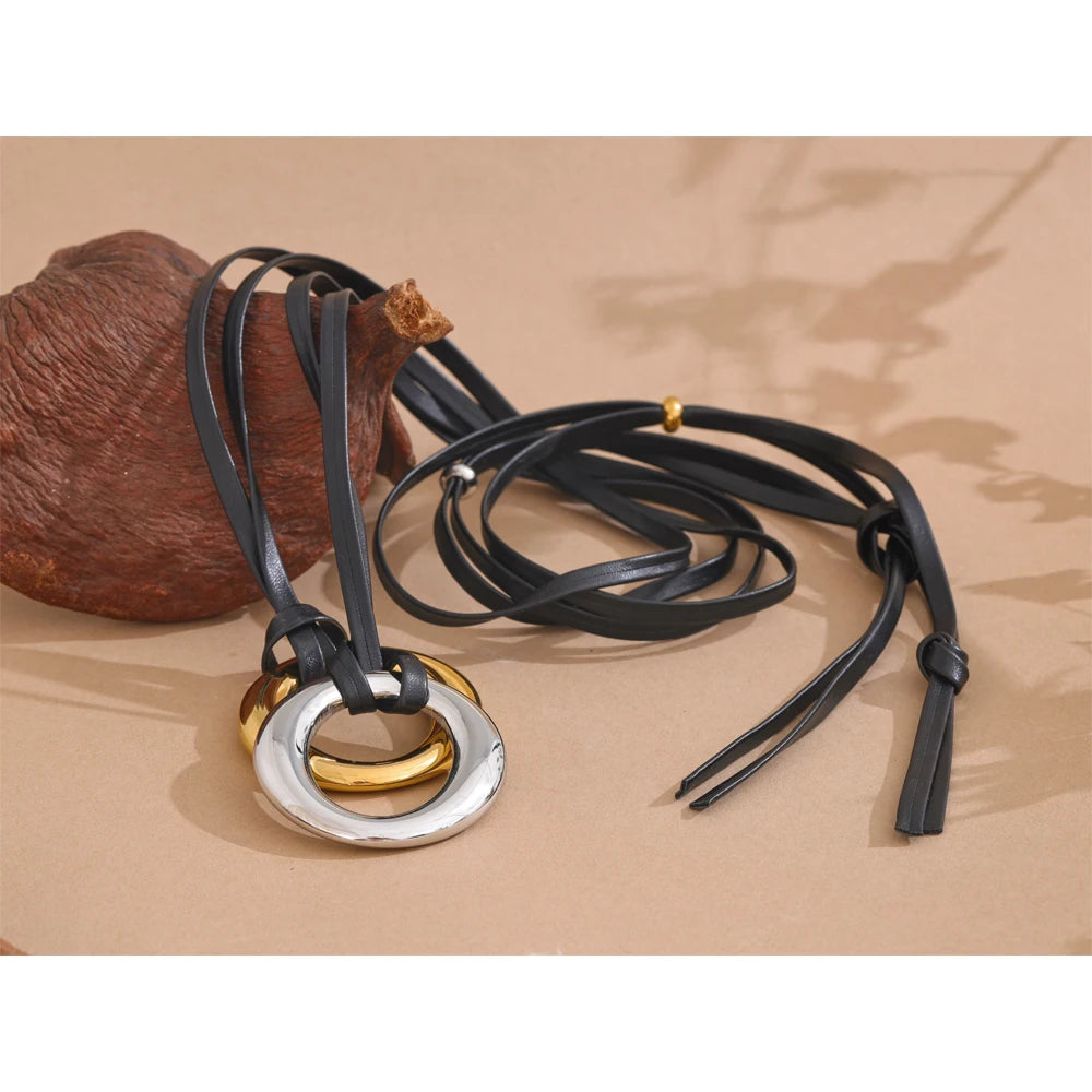 Colar Long  Leather Khosh Brands