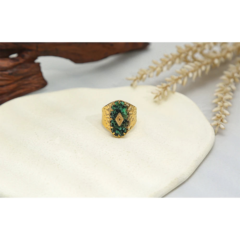 Anel Turqueses Natural Khosh Brands