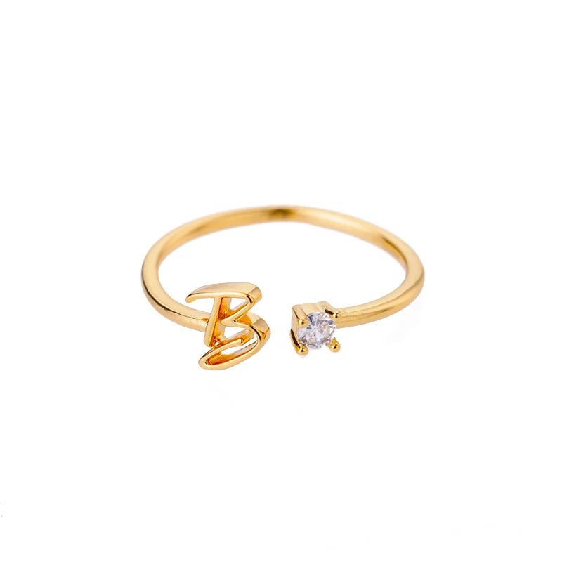 Anel Inicial Brilhante Khosh Brands