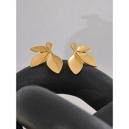 Brincos Leaves Stud Khosh Brands