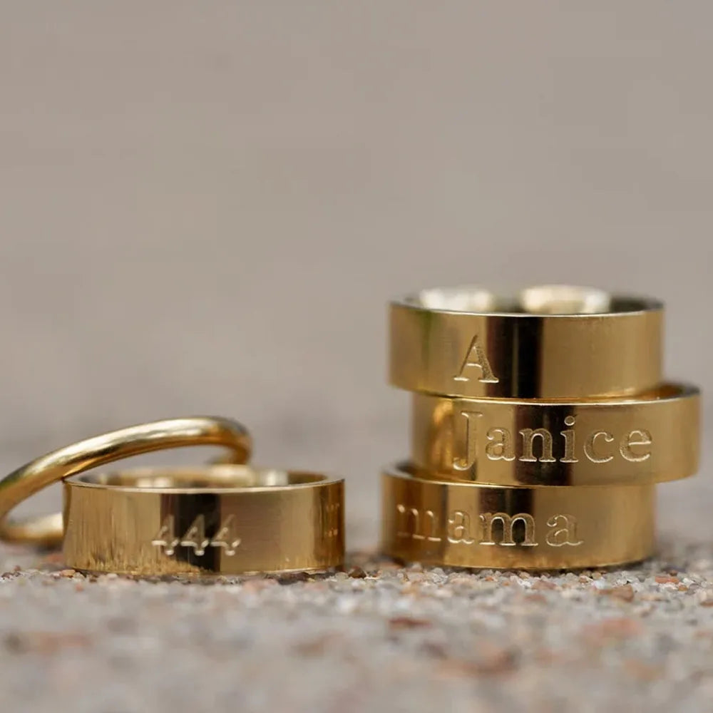 Anel Engraves Lover Person Khosh Brands