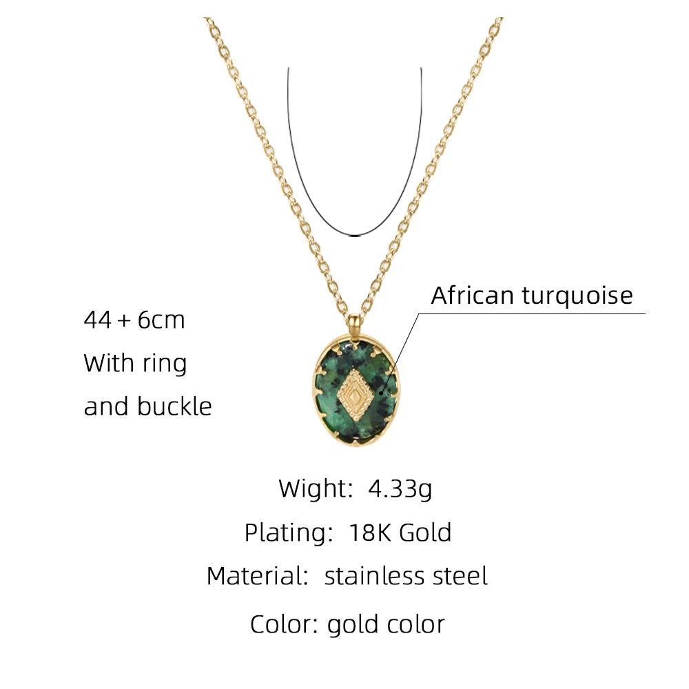 Colar Turqueses Natural Khosh Brands