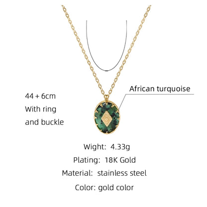 Colar Turqueses Natural Khosh Brands