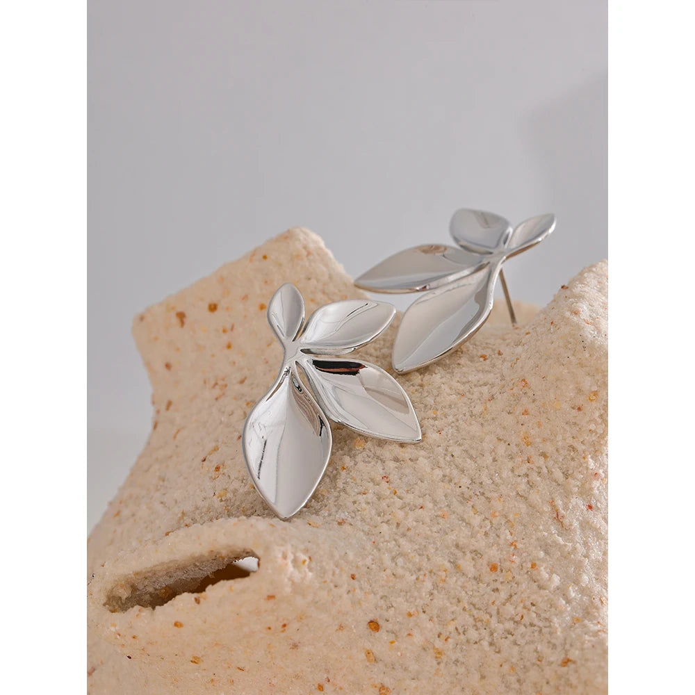 Brincos Leaves Stud Khosh Brands