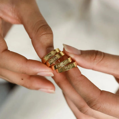 Anel Engraves Lover Person Khosh Brands