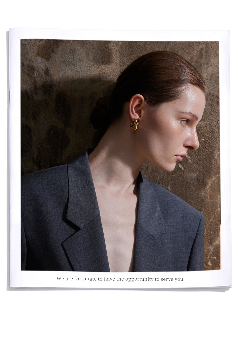 Brincos Leaves Stud Khosh Brands